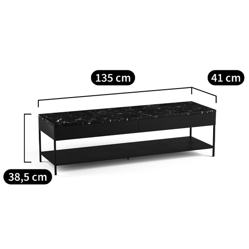 ТВ-тумба с мраморной столешницей Vayo Marble TV Stand в Краснодаре