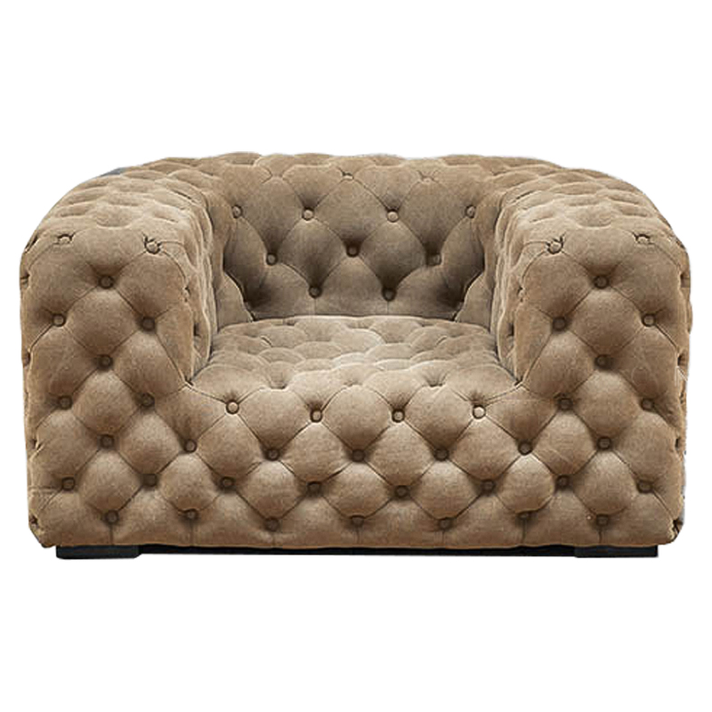 Кресло Soho Tufted Beige Armchair Бежевый в Краснодаре | Loft Concept 