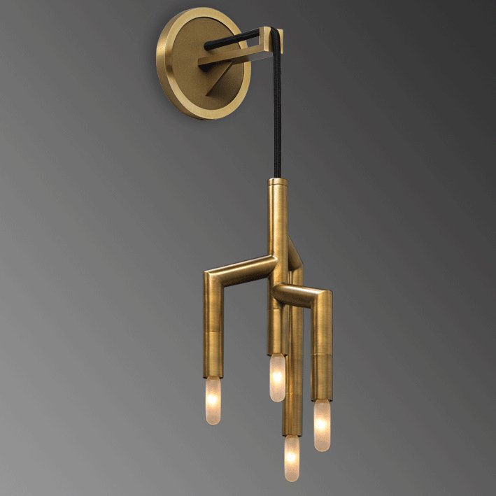 Бра Jonathan Browning - RAMEAU Wall Lamp Латунь в Краснодаре | Loft Concept 