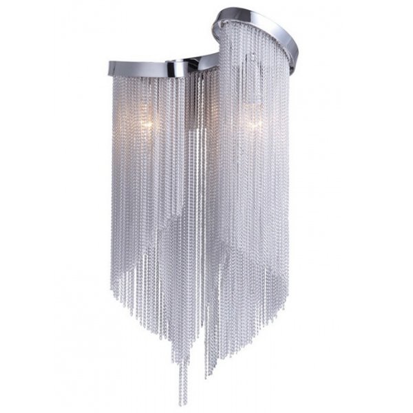 Бра Atlantis Chain Wall Lamp Black White Белый в Краснодаре | Loft Concept 