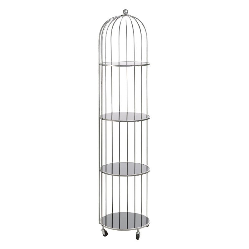 Стеллаж Cage Rack Silver Серебряный в Краснодаре | Loft Concept 