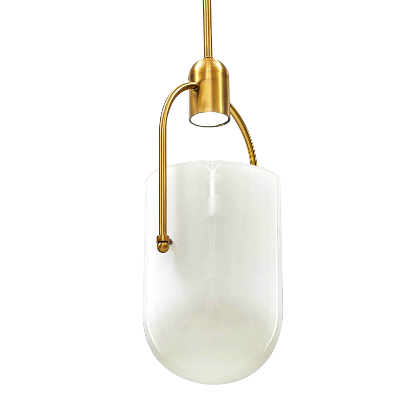 Подвесной светильник Allied Maker Hanging Lamp Золотой Белый в Краснодаре | Loft Concept 