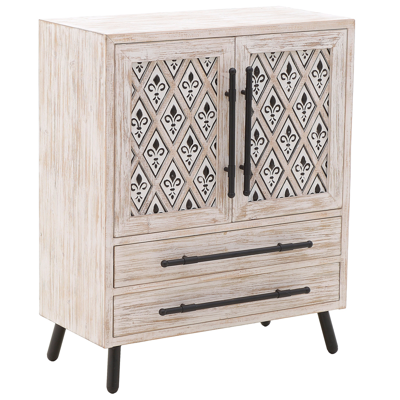 Комод Jerrick Provence Chest of Drawers Черный Бежево-серый в Краснодаре | Loft Concept 