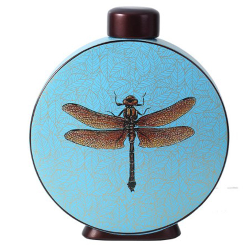 Ваза Blue Vase Dragonfly Голубой Коричневый в Краснодаре | Loft Concept 