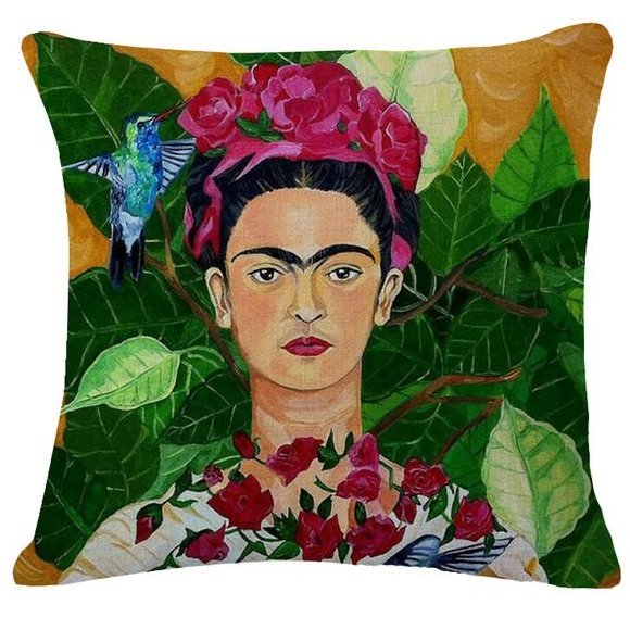 Декоративная подушка Frida Kahlo 4  в Краснодаре | Loft Concept 