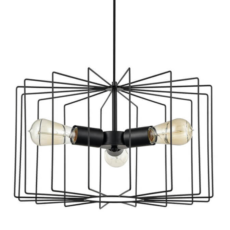 Люстра Cage Wire Color black Черный в Краснодаре | Loft Concept 