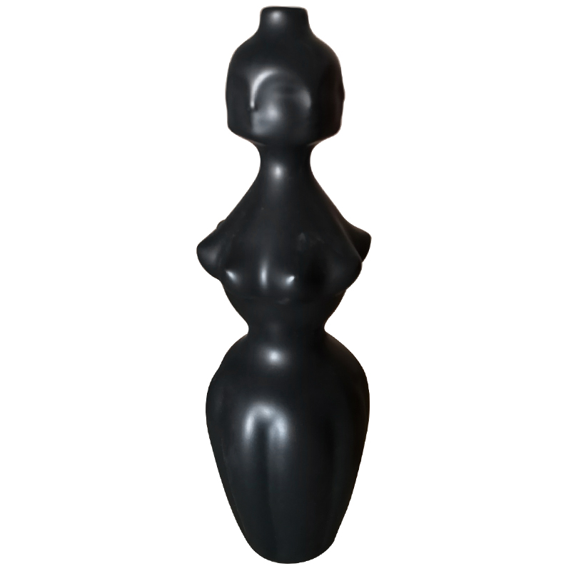 Декоративная ваза OLYMPIA VASE Black Vase Черный в Краснодаре | Loft Concept 