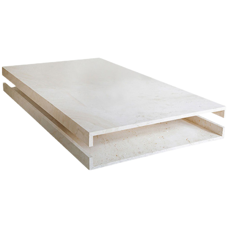 Кофейный стол Allen Travertine Coffee Table Бежевый в Краснодаре | Loft Concept 