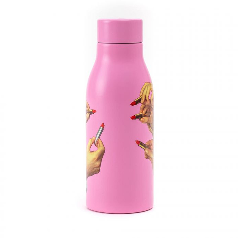 Бутылка Seletti Thermal Bottle Lipstick Pink Розовый в Краснодаре | Loft Concept 