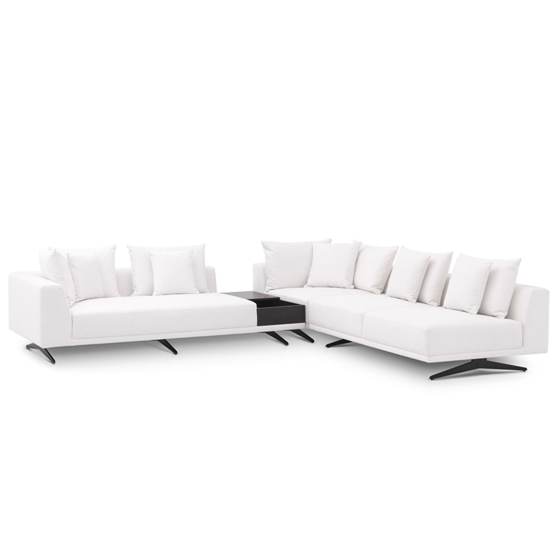 Диван Eichholtz Sofa Endless White Белый Темная бронза в Краснодаре | Loft Concept 