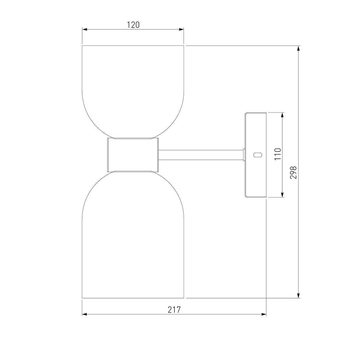 Бра Light maker studio Sconce white and smok brass в Краснодаре