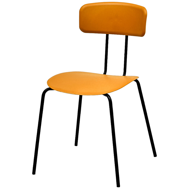 Стул Tyler Loft Stool Orange Оранжевый Черный в Краснодаре | Loft Concept 