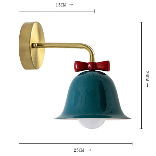 Бра Колокольчик Bell with Bow Deep Blue Wall Lamp Темно-синий в Краснодаре