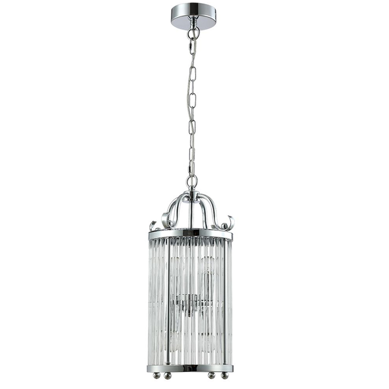 Подвесной светильник Gorden Chrome Hanging Lamp Прозрачное Стекло Хром в Краснодаре | Loft Concept 