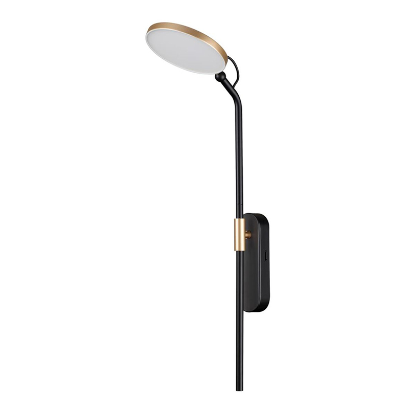 Бра Maxine Light Wall lamp Lantern Black Gold Черный Белый Золотой в Краснодаре | Loft Concept 