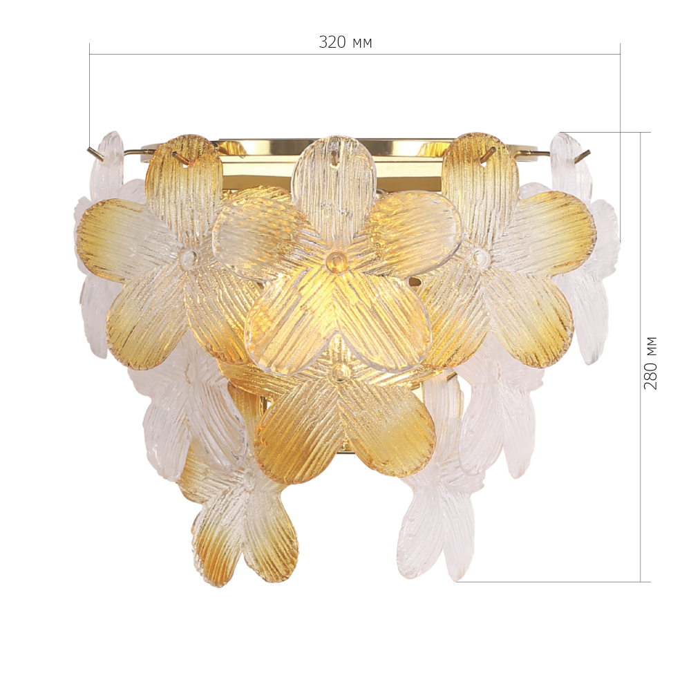 Бра с цветочными мотивами Light Floral Glow в Краснодаре