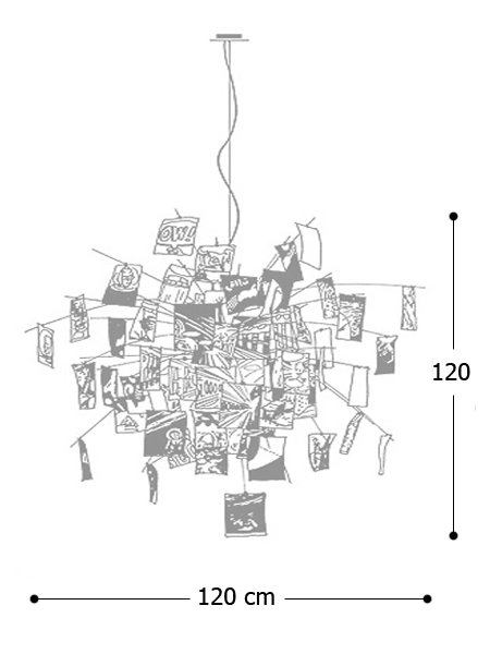 Светильник Zettel Z 5 Ingo Maurer text в Краснодаре