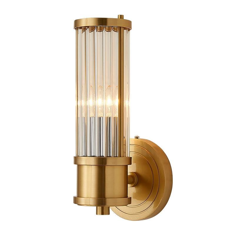 Ralph Lauren Бра Allen Single Sconce Brass Латунь Прозрачный (Transparent) в Краснодаре | Loft Concept 