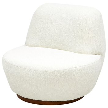 Кресло Raoul Chair Boucle Белый в Краснодаре | Loft Concept 