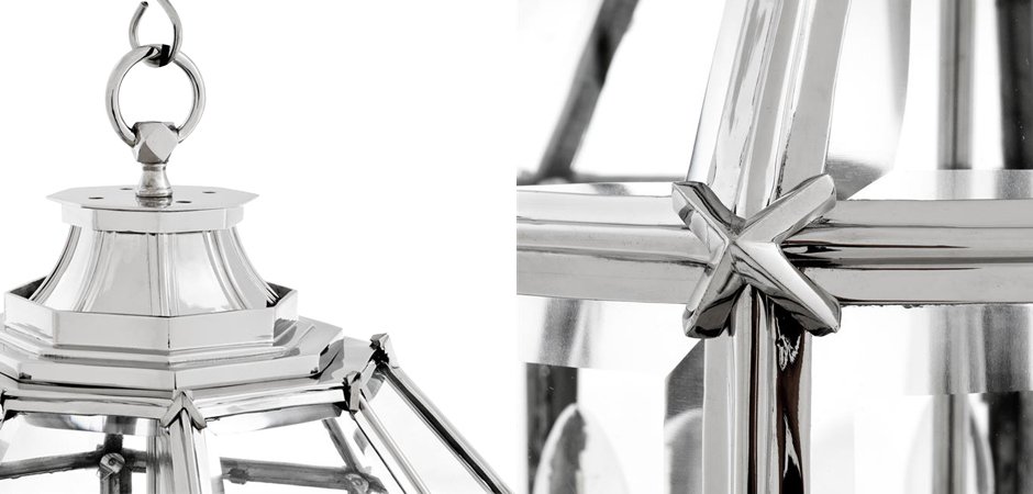 Люстра Lantern Owen Nickel M - Loft-Concept в Краснодаре