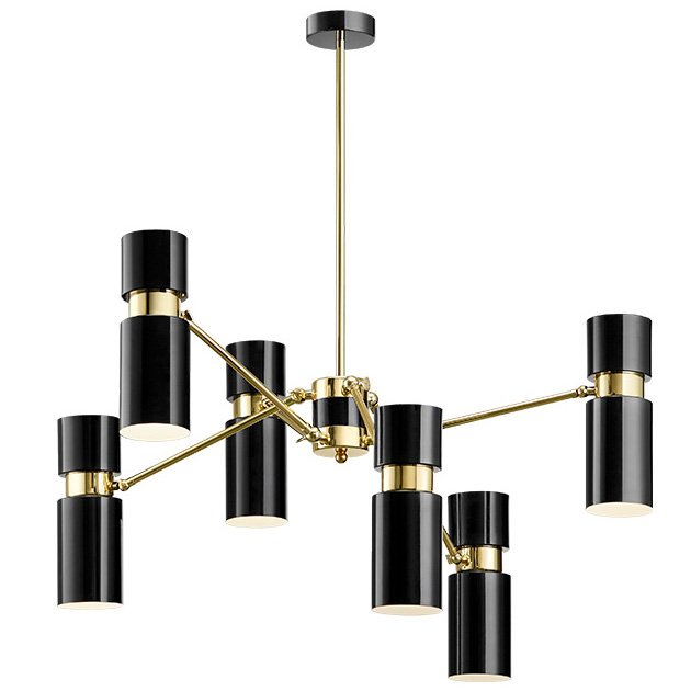 Люстра EDGAR chandelier Черный Латунь в Краснодаре | Loft Concept 