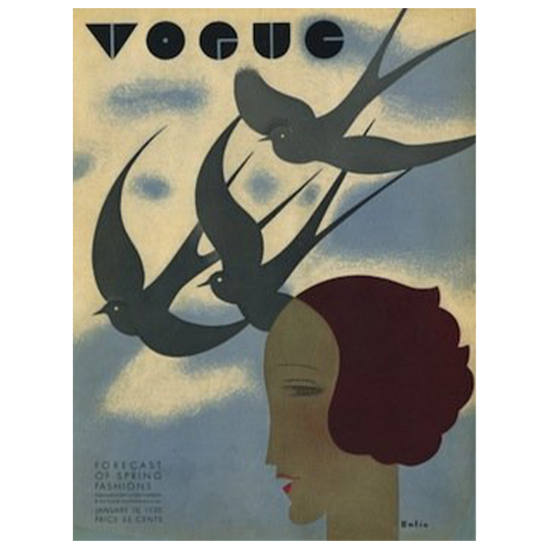 Постер Vogue Cover 1930 January  в Краснодаре | Loft Concept 