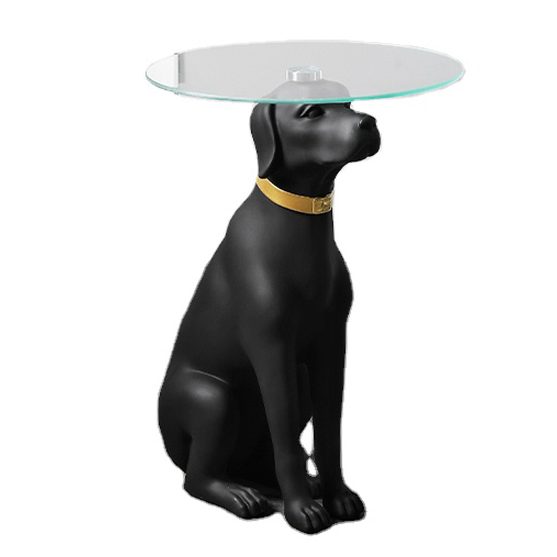 Приставной стол Black Dog Table Черный в Краснодаре | Loft Concept 