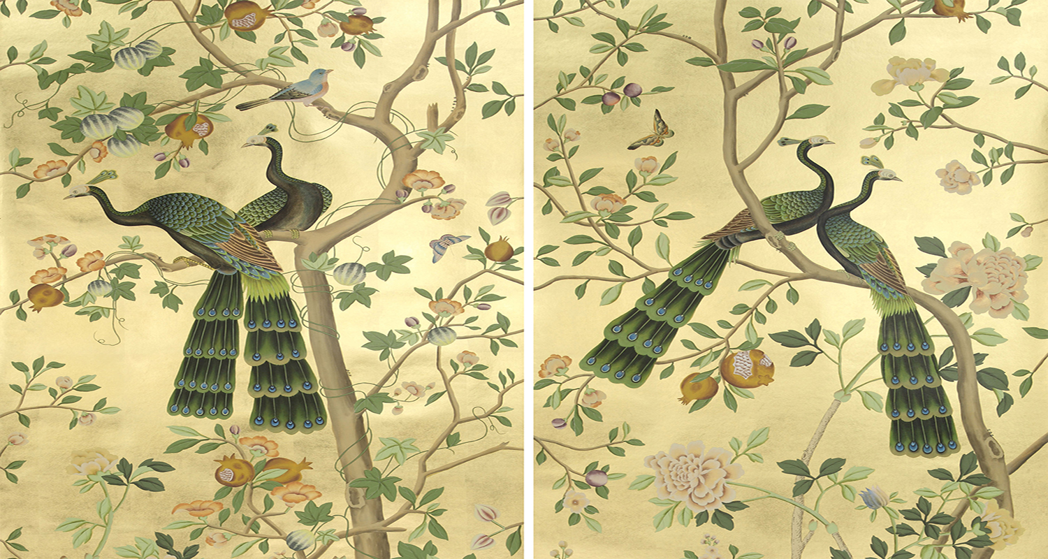 Обои ручная роспись St Laurent Deep Rich Gold - фото №1