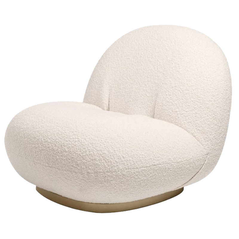 Кресло Pacha lounge chair ivory Молочный в Краснодаре | Loft Concept 