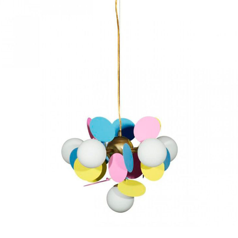 Люстра MATISSE Chandelier multicolor 6 ламп Мульти Золотой в Краснодаре | Loft Concept 