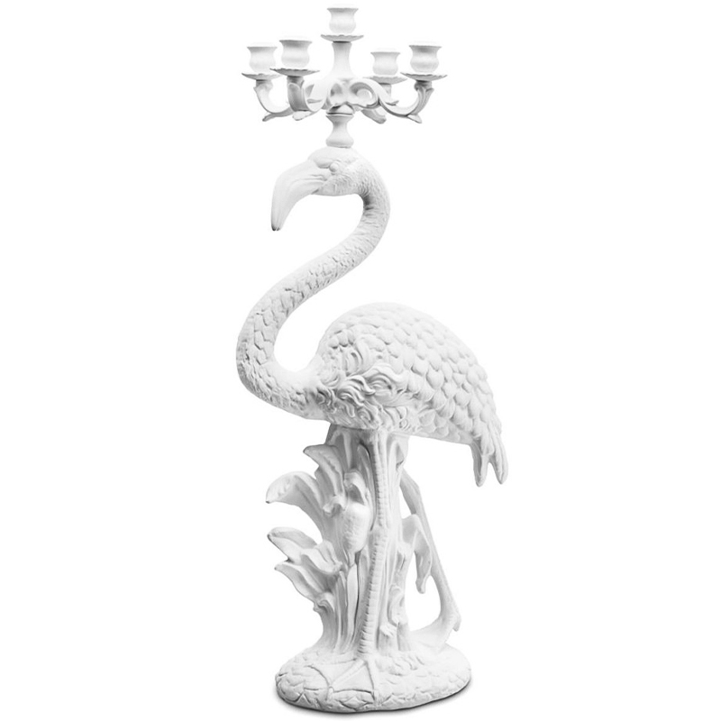 Подсвечник Candleholder Flamingo Bisc. White Белый в Краснодаре | Loft Concept 