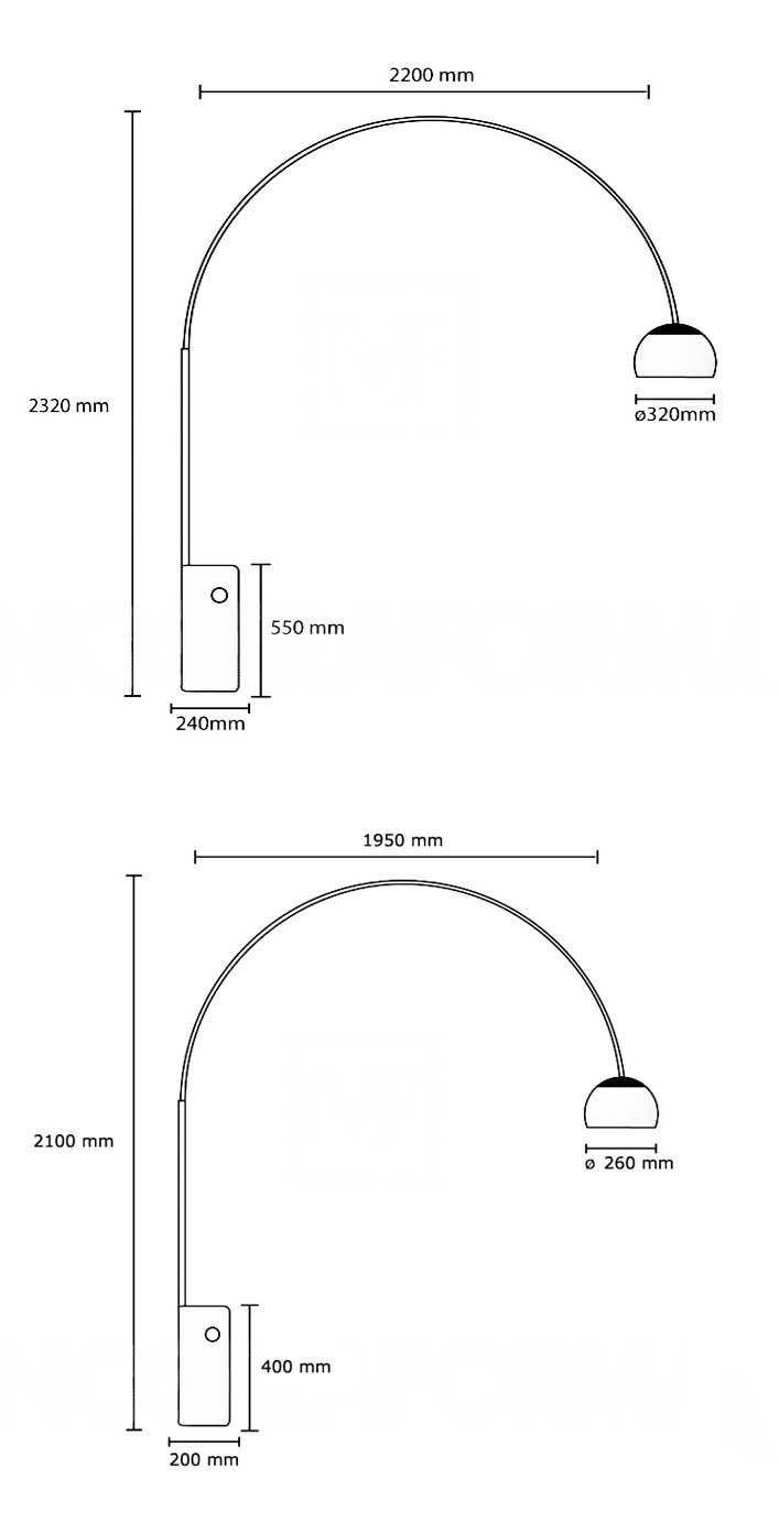 Торшер Flos Arco в Краснодаре