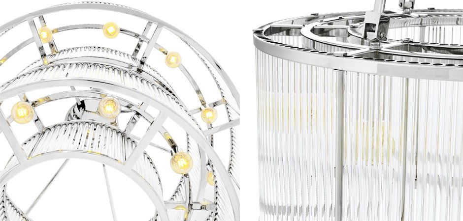 Люстра Chandelier Bernardi Nickel - Loft-Concept в Краснодаре