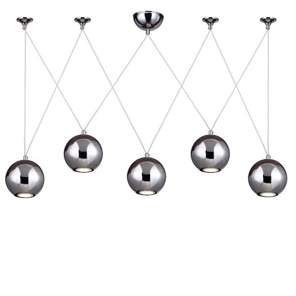 Подвесной светильник Multisphere Pendant Silver 5  в Краснодаре | Loft Concept 