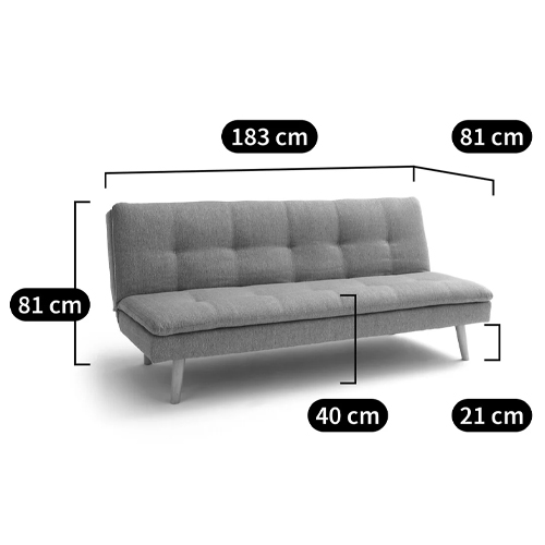 Раскладной диван Lavoie Grey Sofa в Краснодаре