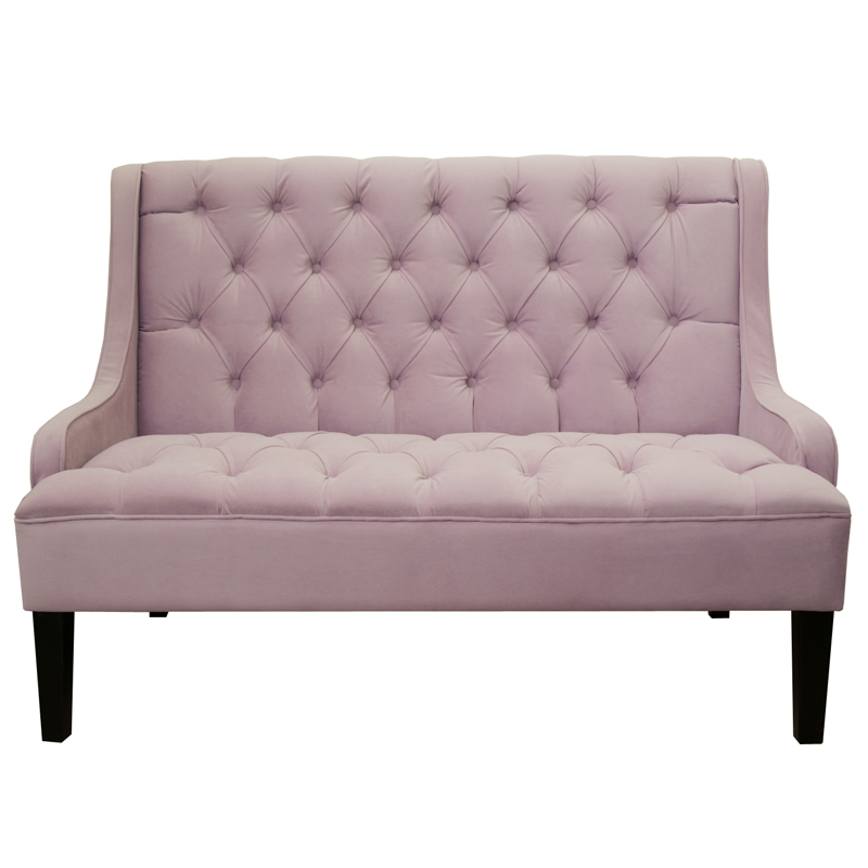 Диван Folket Sofa velour pink Розовый (Rose) в Краснодаре | Loft Concept 