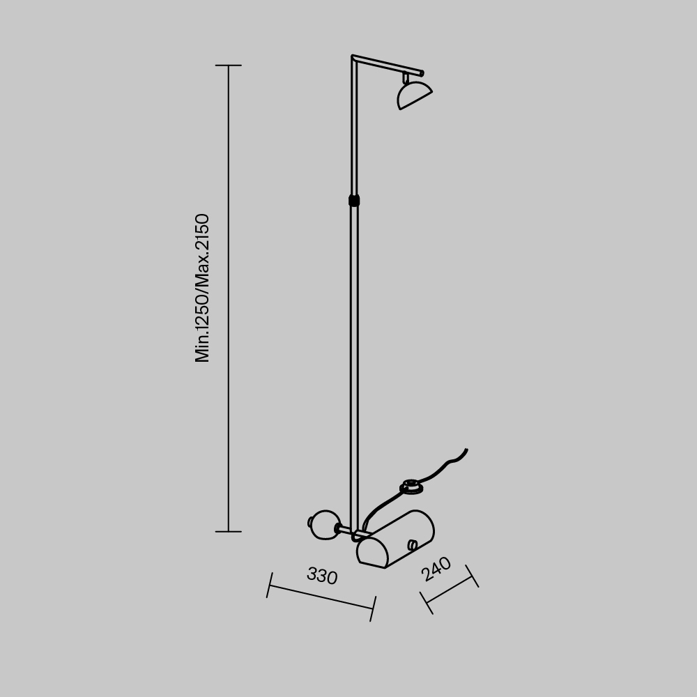 Напольный светильник Pikant 3000К 13Вт в Краснодаре