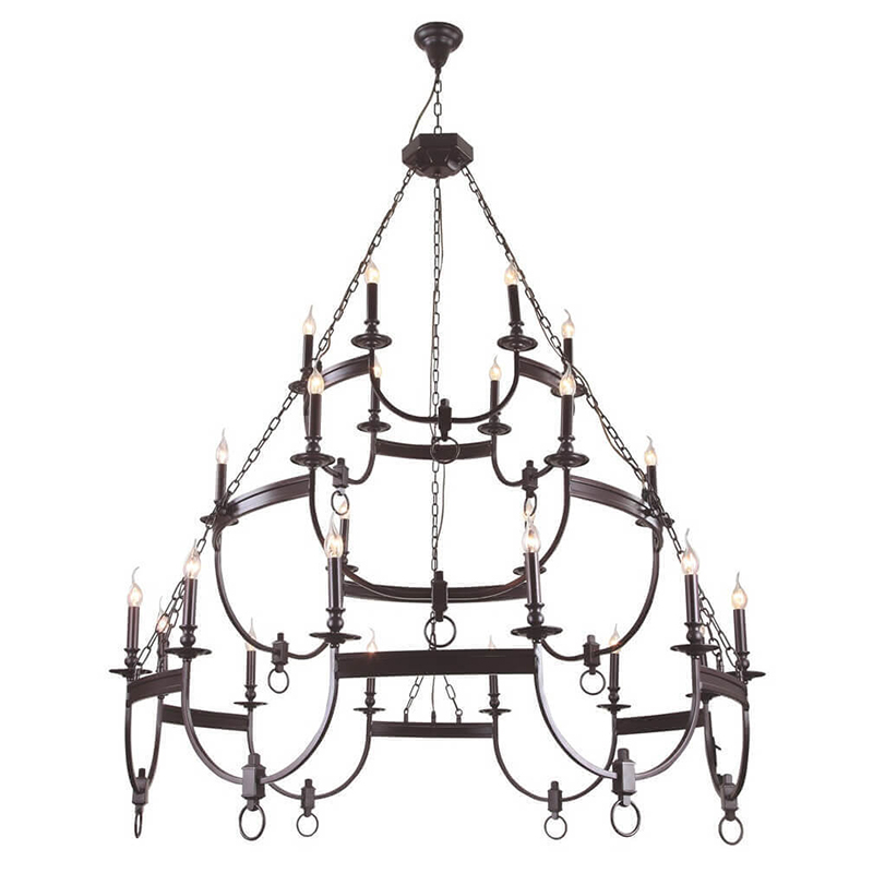 Люстра Claudette Chandelier 24 Коричневый в Краснодаре | Loft Concept 