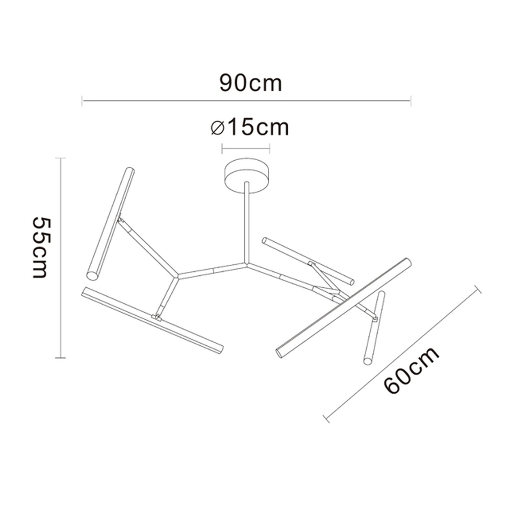 Люстра на штанге Geometry в Краснодаре