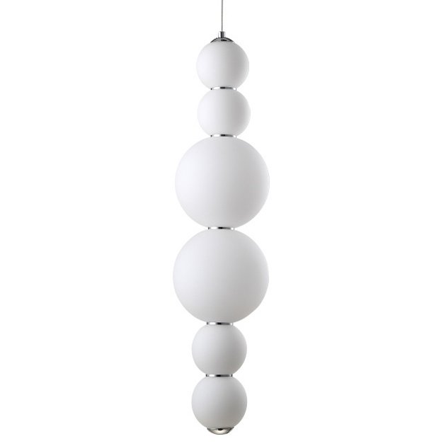 Люстра PEARLS Suspension Pendant Lamp C Белый Хром в Краснодаре | Loft Concept 