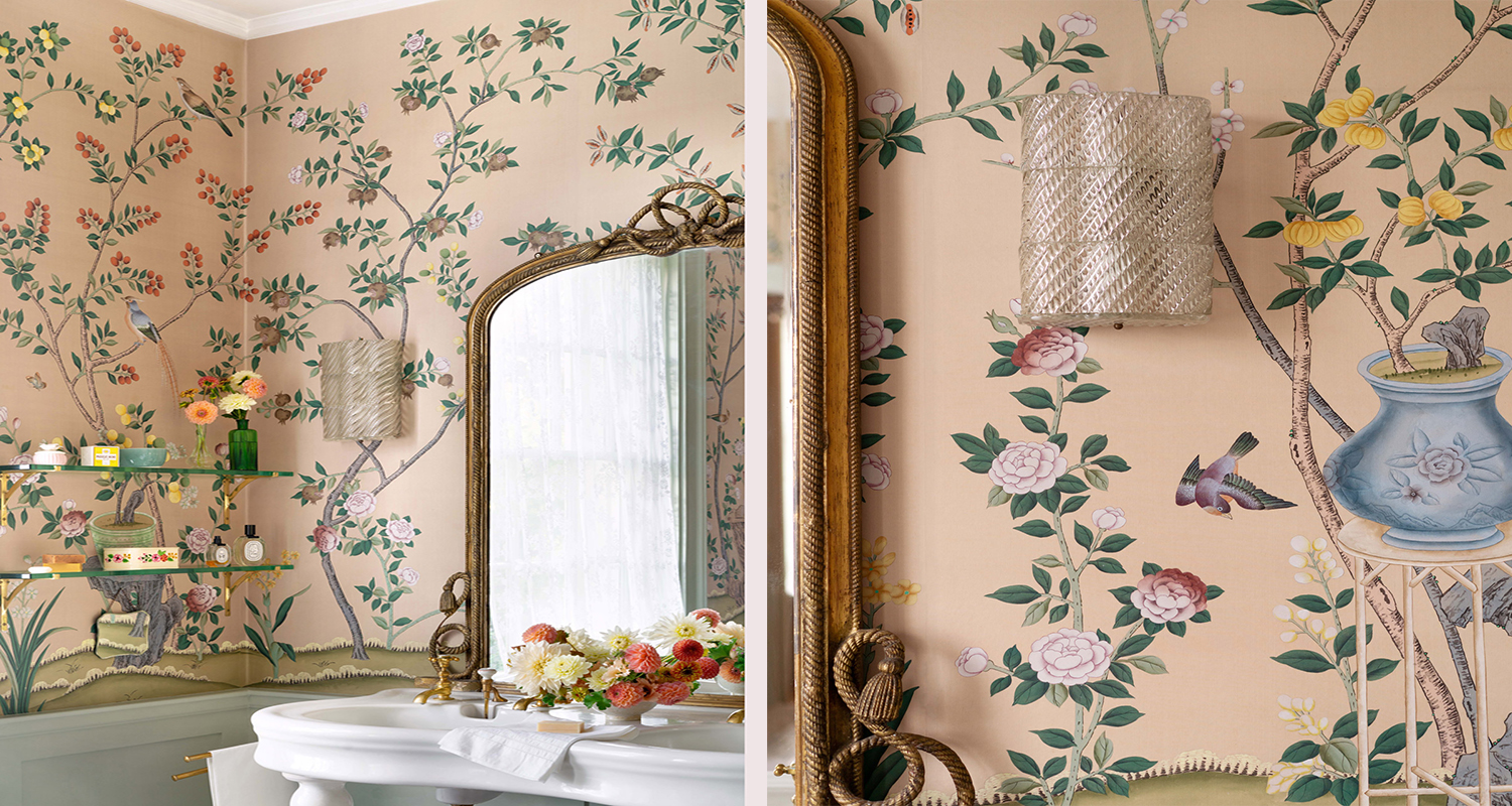 Обои ручная роспись Jardinieres & Citrus Trees Gentleman