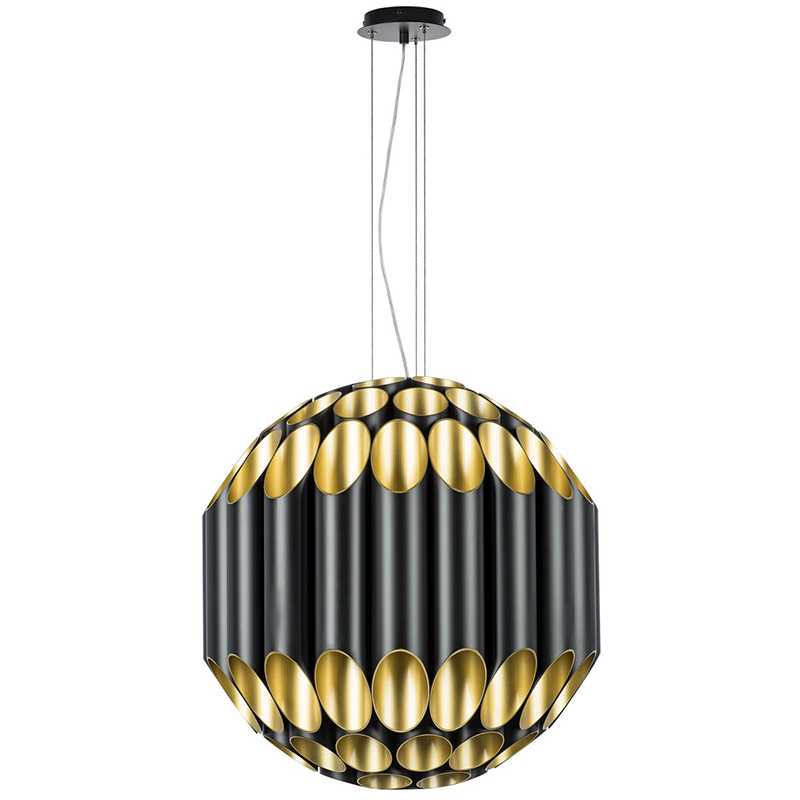 Люстра Garbi Black Pipe Organ Chandelier 80 Черный Золотой в Краснодаре | Loft Concept 