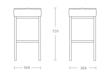 Барный стул  Florence Knoll Bar Stool в Краснодаре