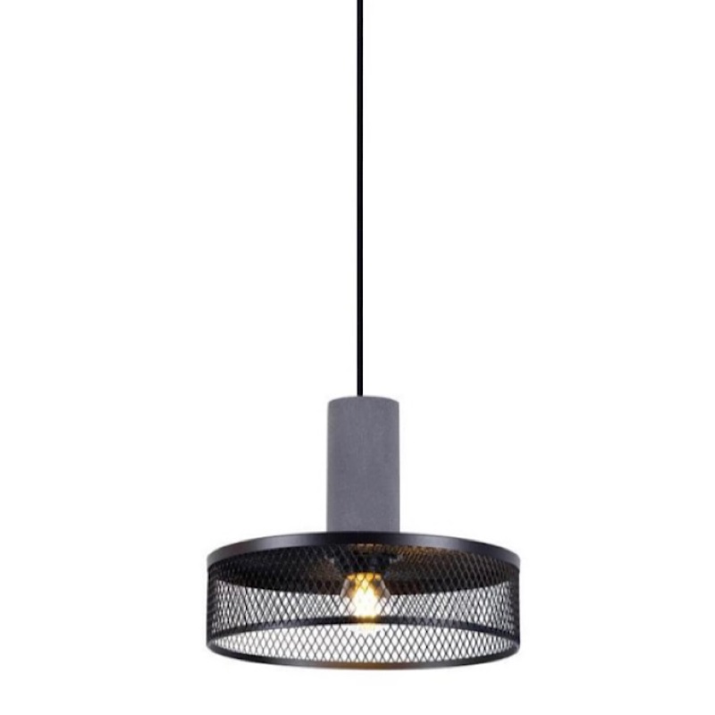 Подвесной светильник Loft Black Riveted Mesh Lighting Серый Черный матовый в Краснодаре | Loft Concept 