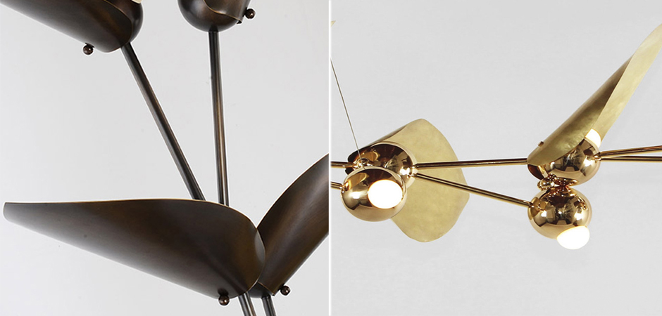 Дизайнерская люстра LAVRA 7 buds - фото №1