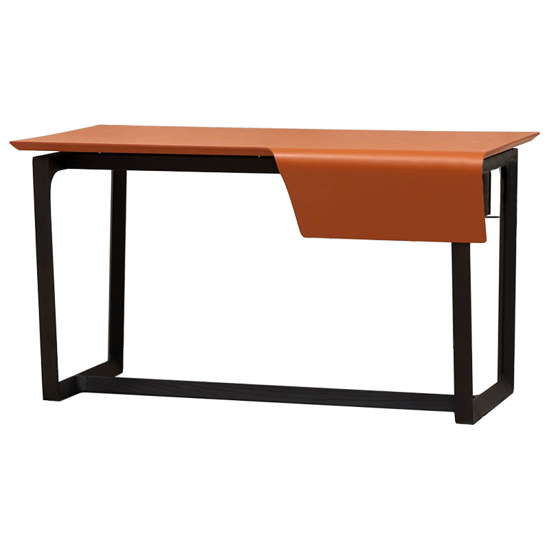 Рабочий стол Stan Orange Desk Оранжевый Черный в Краснодаре | Loft Concept 