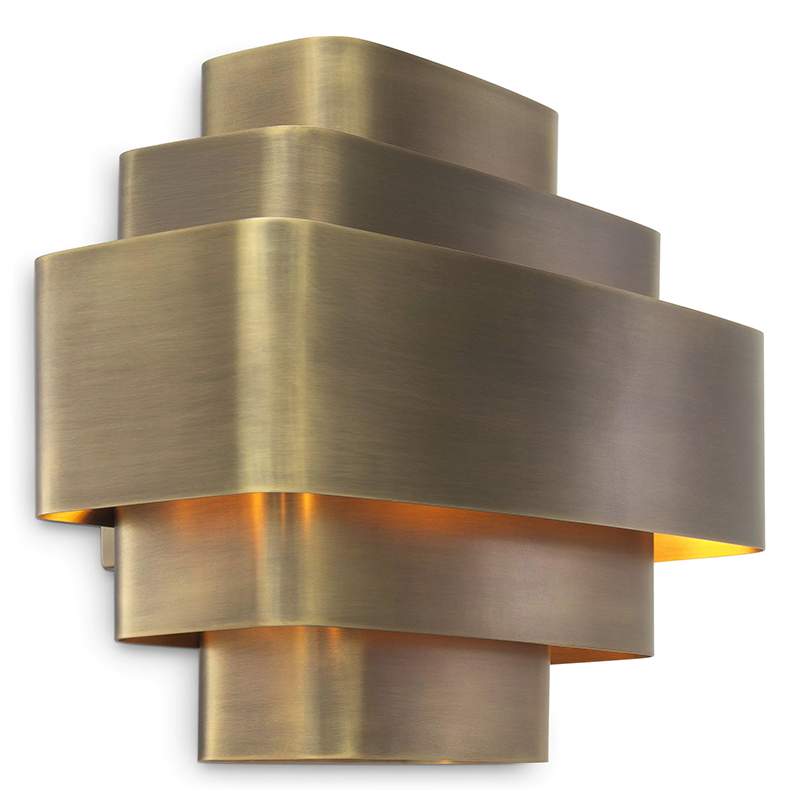 Бра Eichholtz Wall Lamp Pegaso Brass Винтажная латунь в Краснодаре | Loft Concept 