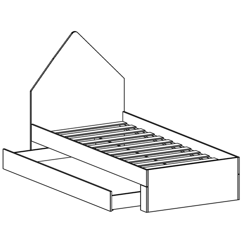 Кровать в детскую Tiny Town Bed в Краснодаре