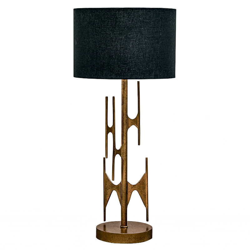 Настольная лампа Flabanico Table lamp Винтажная латунь Черный в Краснодаре | Loft Concept 