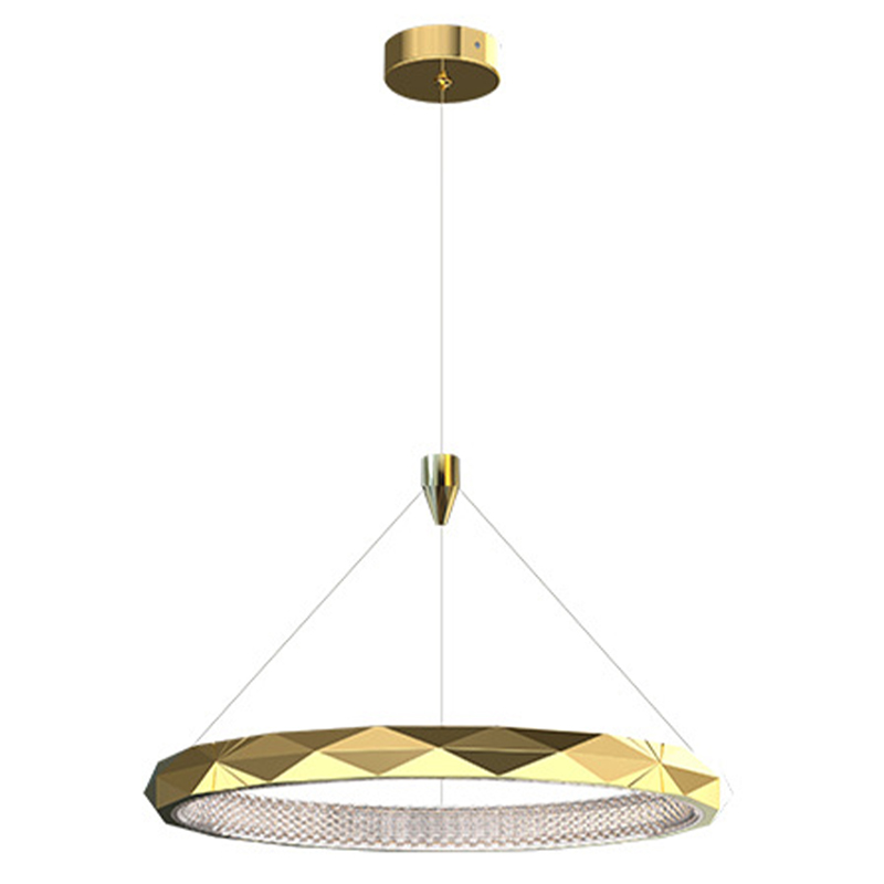 Люстра Horizontal Ring Gold Chandelier Золотой в Краснодаре | Loft Concept 